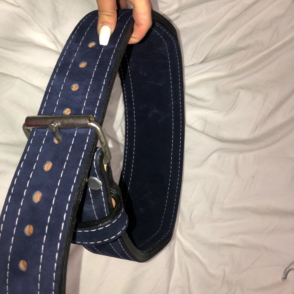 Inzer Navy Blue prong lifting belt
